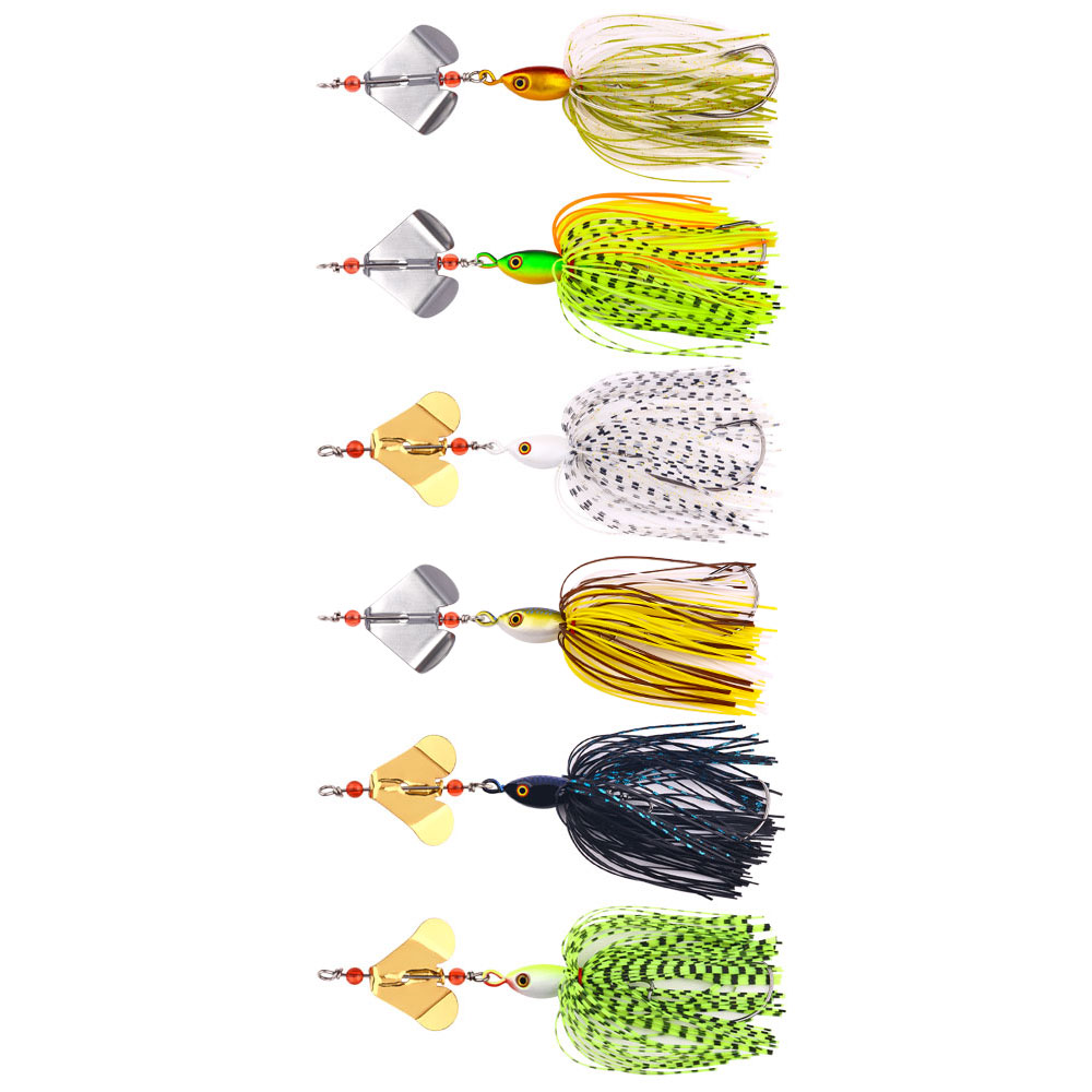 Buzzbait Fishing Lure with Rot - Fishing Lure Blade Bait บทวิจารณ์และราคา