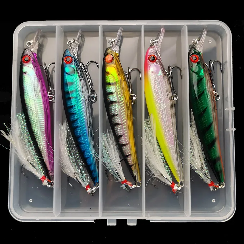 Laser 3D Eyes Bionic Minnow Fi - Fishing Lure Box บทวิจารณ์และราคา