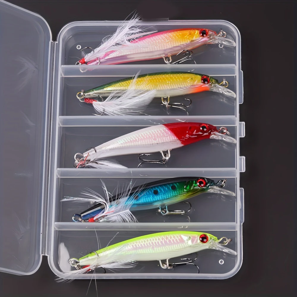 Laser 3D Eyes Bionic Minnow Fi - Fishing Lure Box บทวิจารณ์และราคา