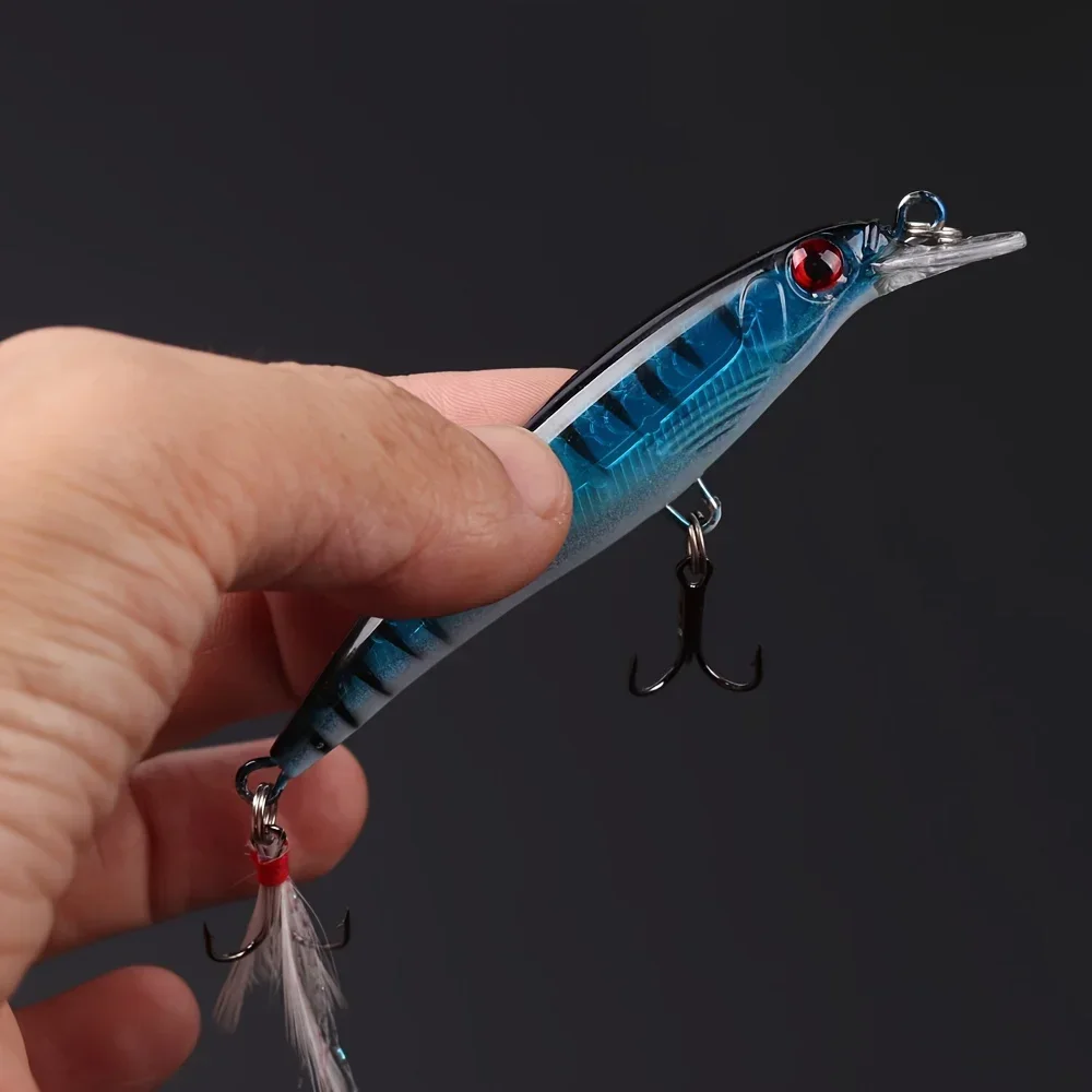 Laser 3D Eyes Bionic Minnow Fi - Fishing Lure Box บทวิจารณ์และราคา