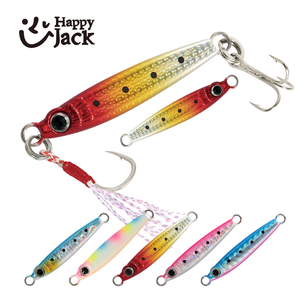 HappyJack new Micro Metal Jig  - Fishing Lure Spoon บทวิจารณ์และราคา