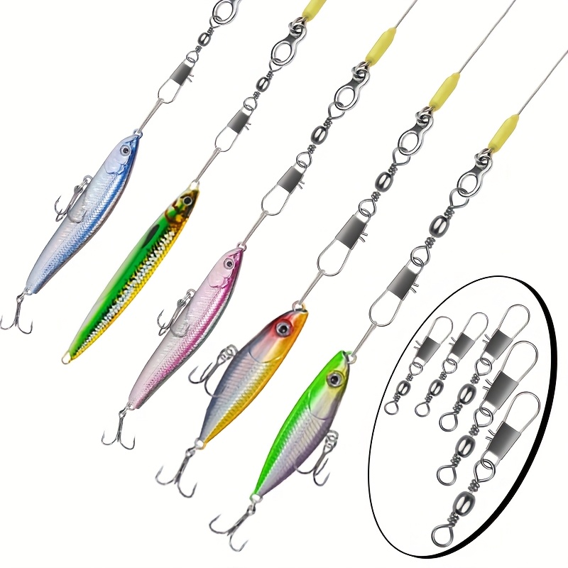 50Pc/box Stainless Steel Swive - Fishing Lure Box บทวิจารณ์และราคา