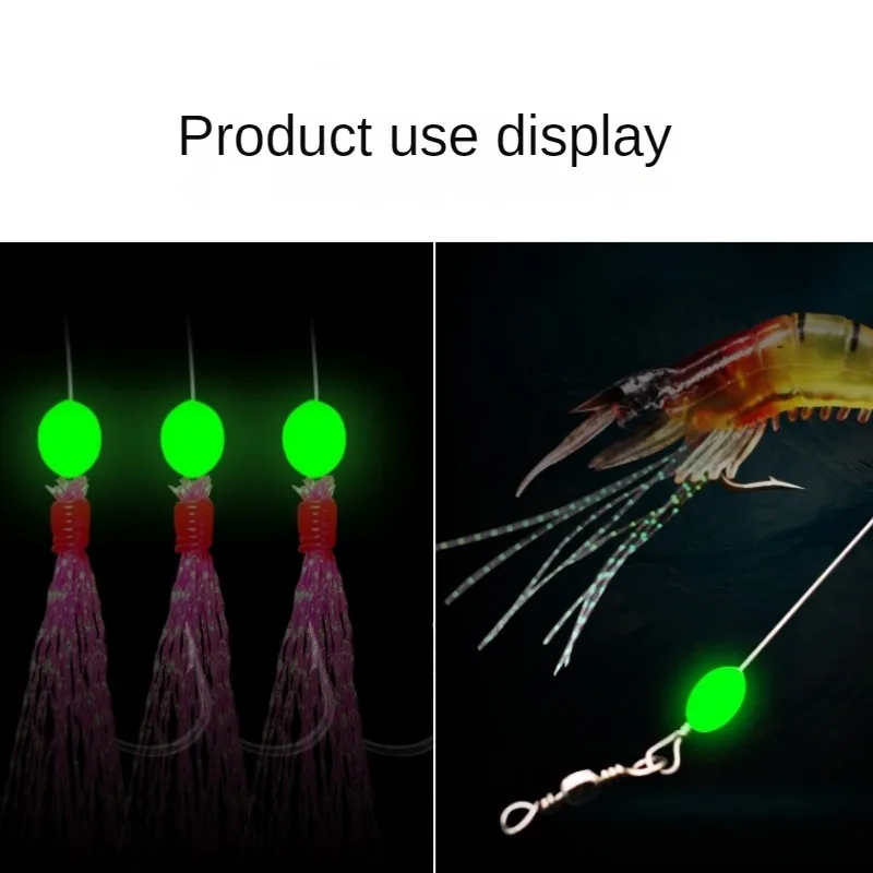 100pcs/lot Oval Night Luminous - Fishing Lure Topwater บทวิจารณ์และราคา