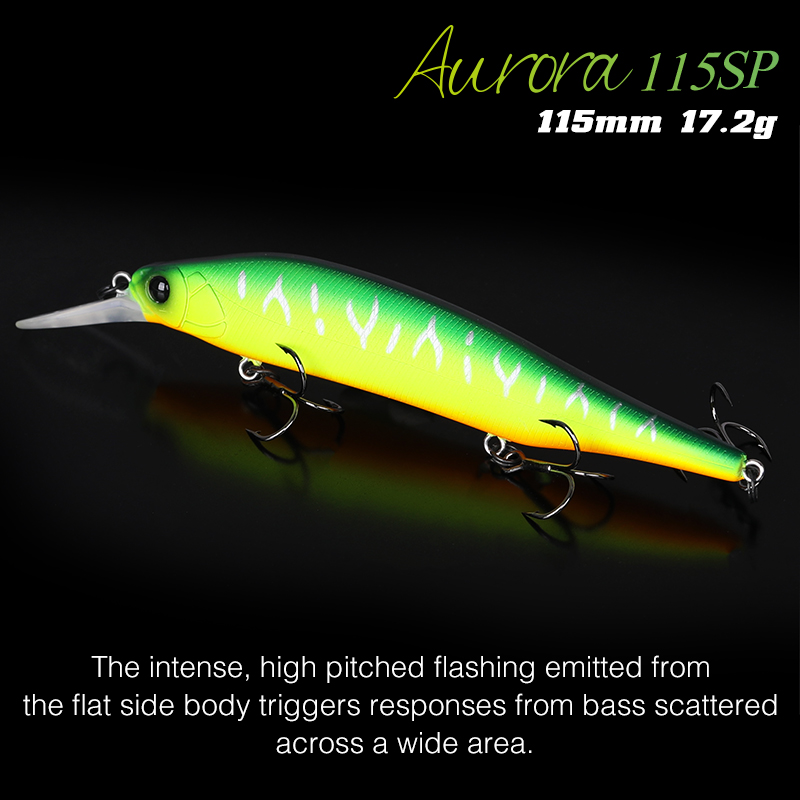 TSURINOYA 115mm 17.2g Suspendi - Fishing Lure Jerkbait บทวิจารณ์และราคา