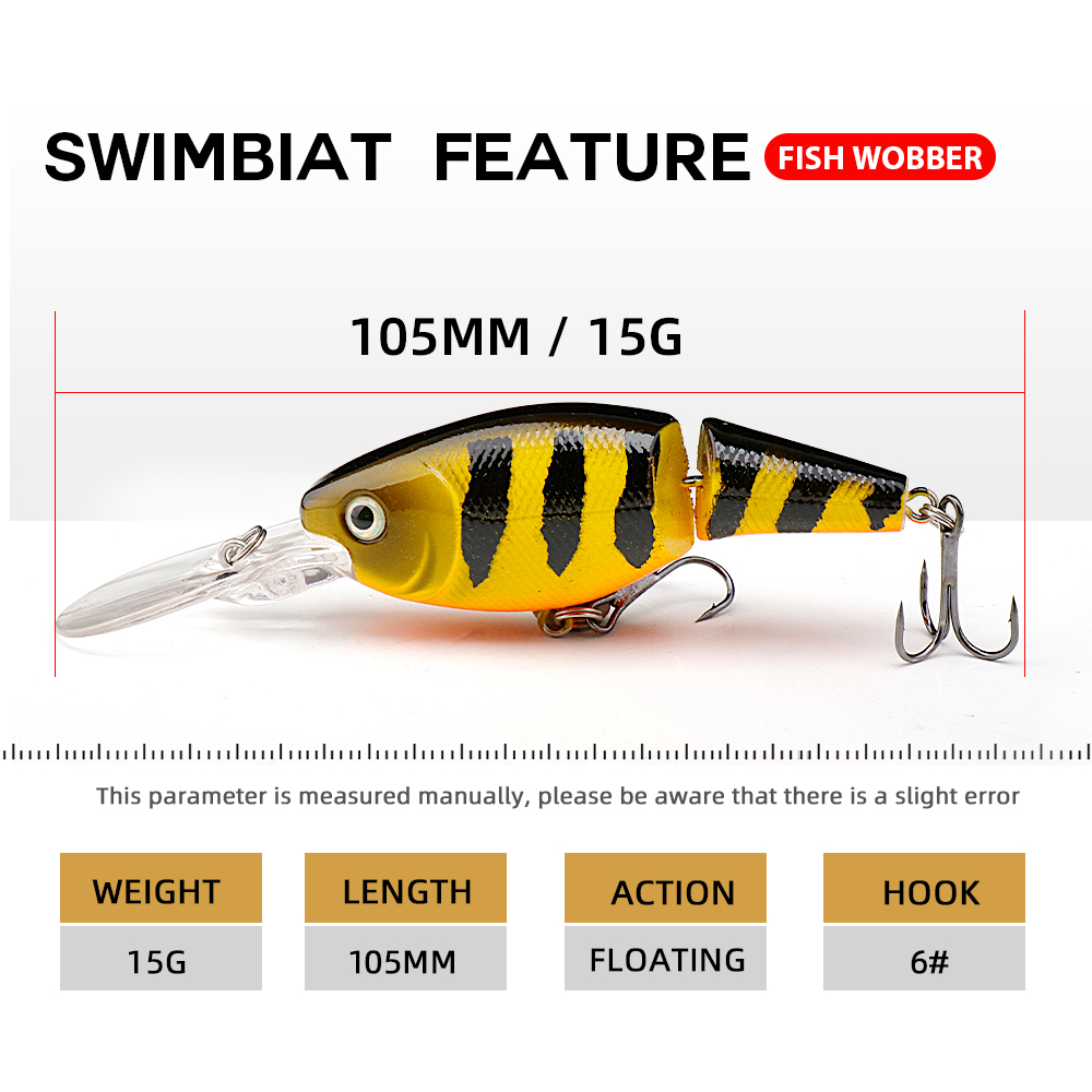 Agoie Deep Diving Crankbaits J - Fishing Lure Popper บทวิจารณ์และราคา