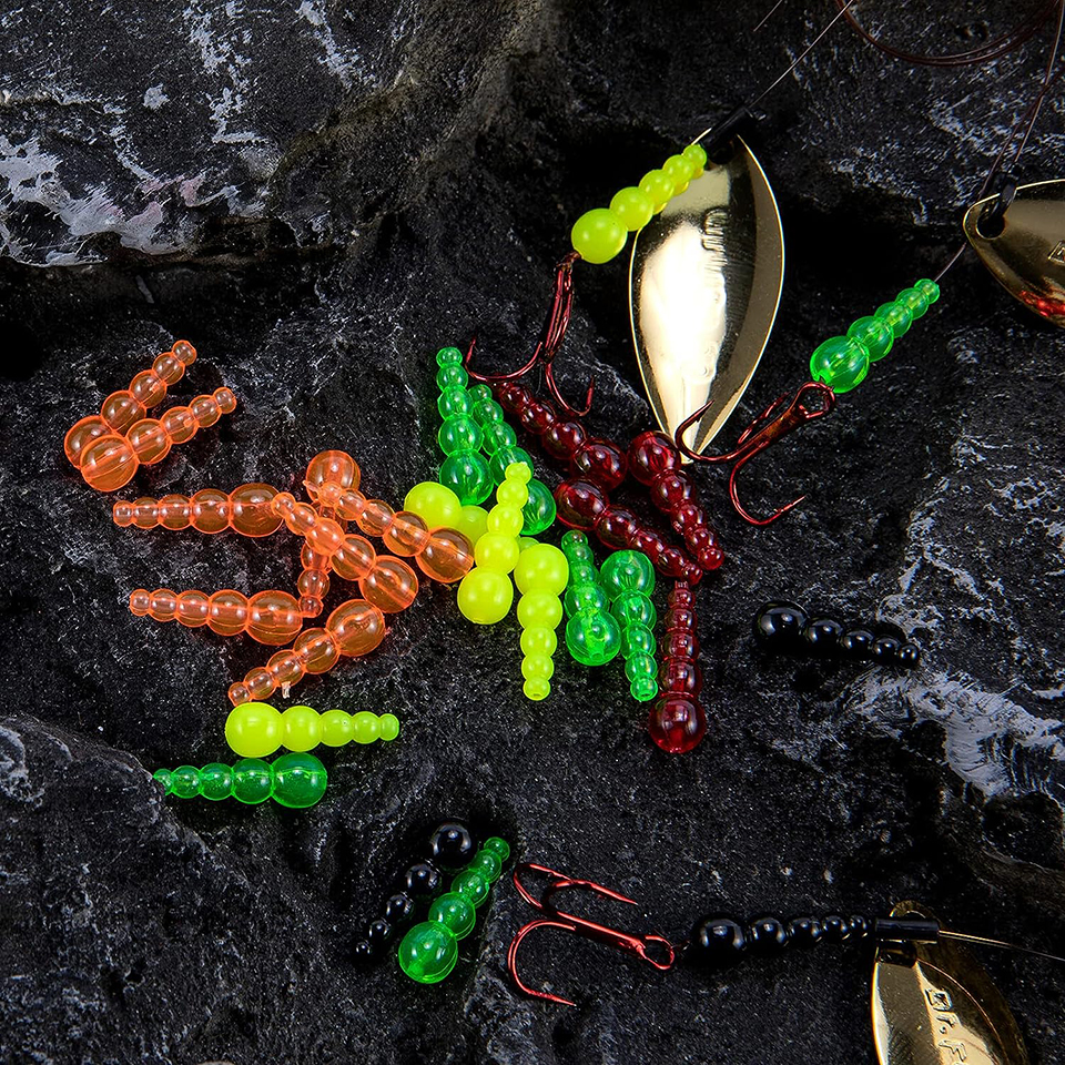 50PCS Stacked Fishing Beads Tr - Fishing Lure Spinner บทวิจารณ์และราคา