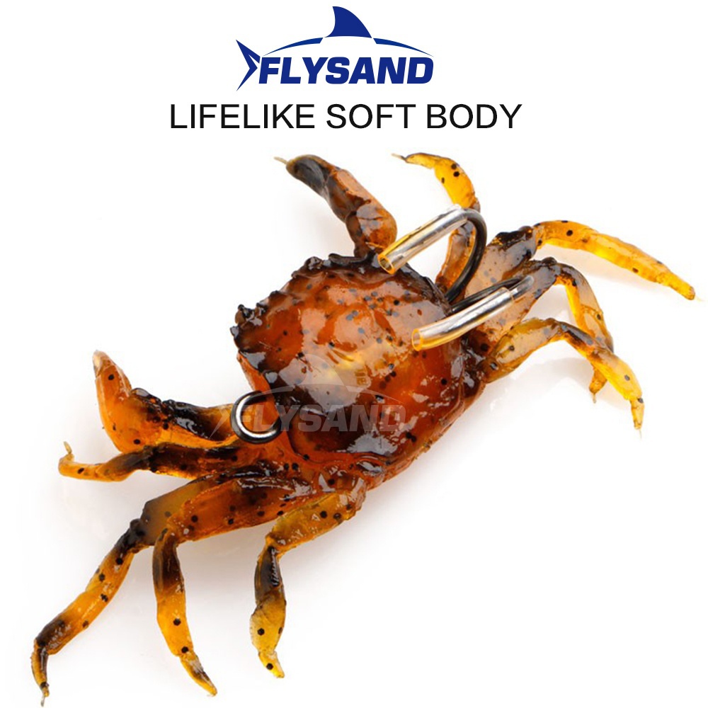 FLYSAND Bionic Crab Silicone S - Fishing Lure Soft Plastic บทวิจารณ์และราคา