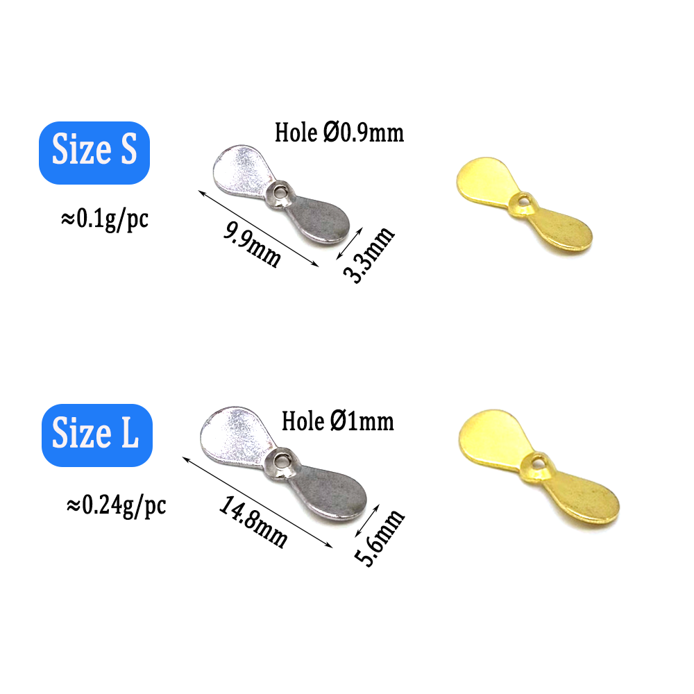 Wifreo 40pcs Turbo Propeller S - Fishing Lure Blade Bait บทวิจารณ์และราคา