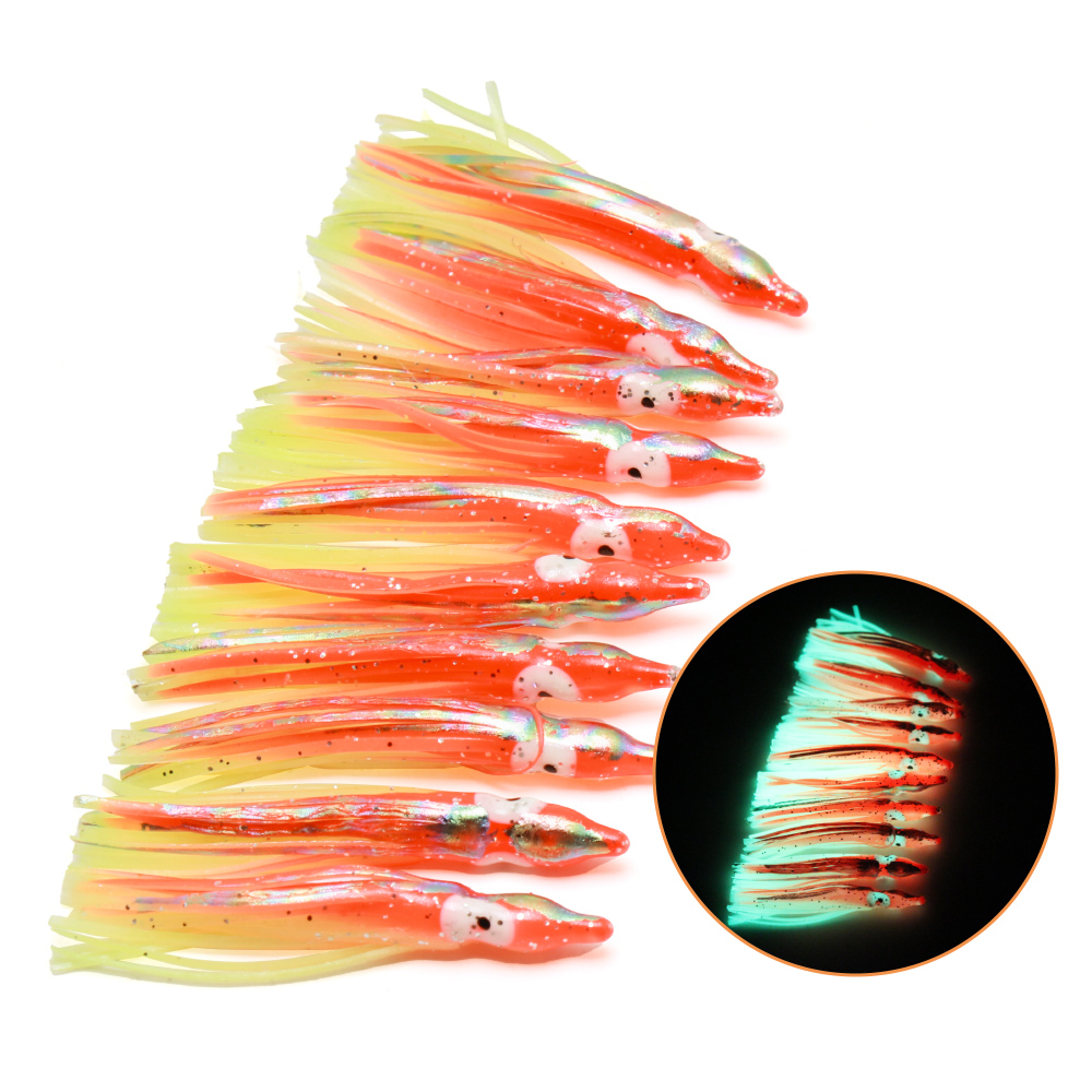 10 pcs soft light octopus squi - Fishing Lure Buzzbait บทวิจารณ์และราคา