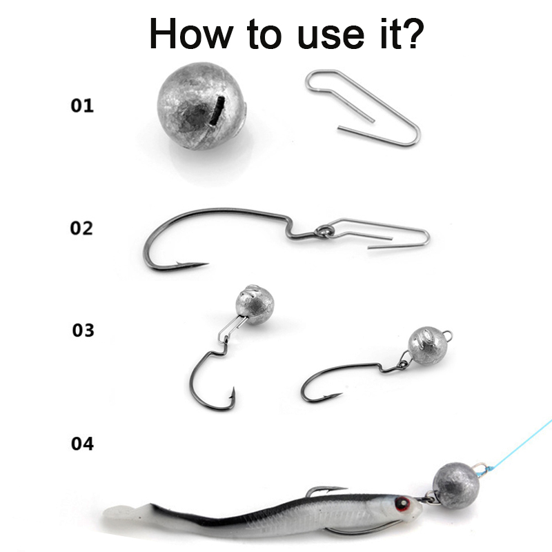 Simpleyi 5pcs/Lot Lead Weight  - Fishing Lure Jig บทวิจารณ์และราคา