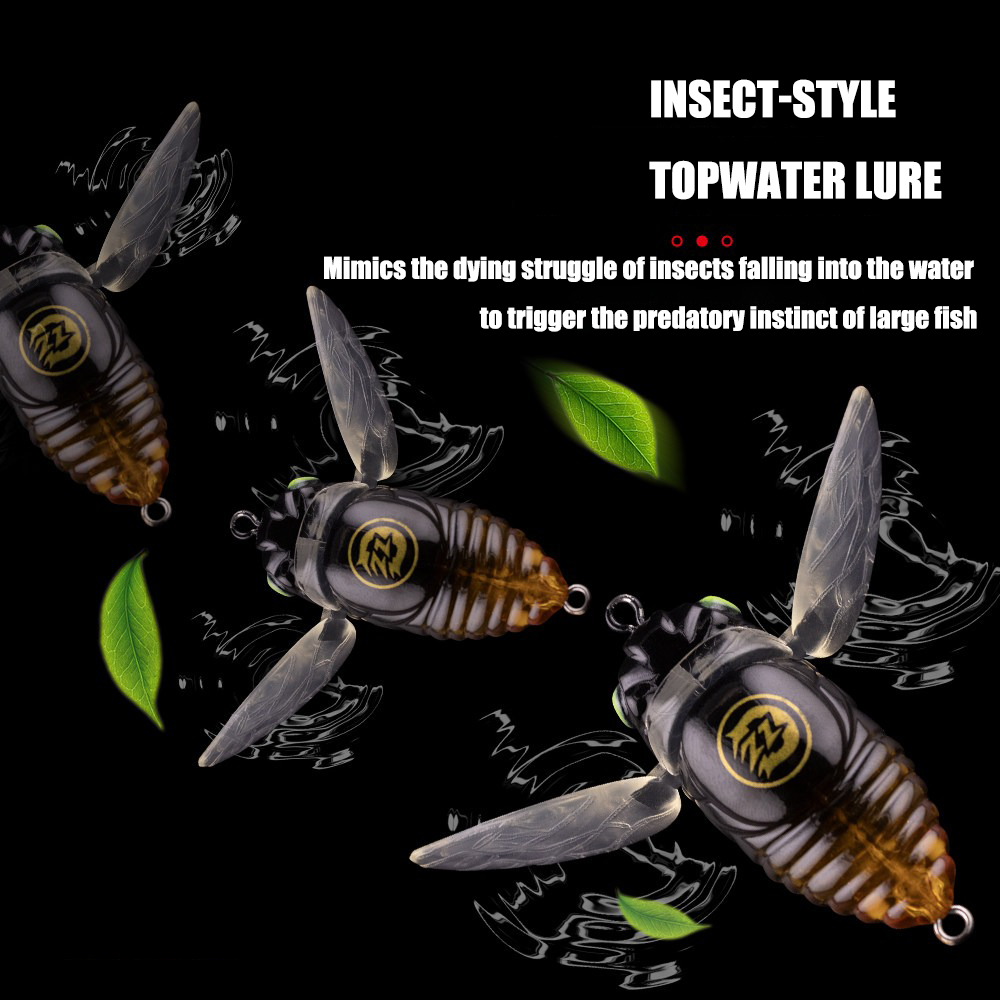 Cicada Topwater Fishing Lure 3 - Fishing Lure Popper บทวิจารณ์และราคา