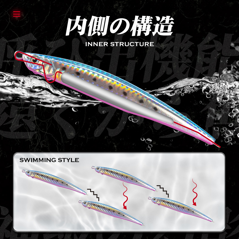 Hunthouse fishing Press heavy  - Fishing Lure Jerkbait บทวิจารณ์และราคา