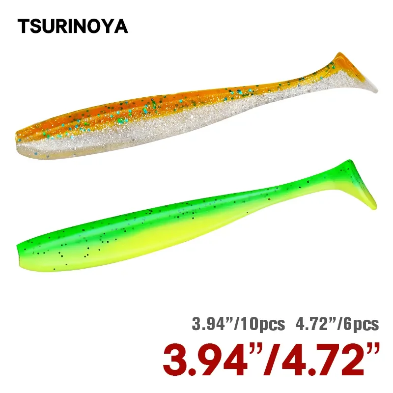 TSURINOYA NEW SIZE 100mm 120mm - Fishing Lure Soft Plastic บทวิจารณ์และราคา