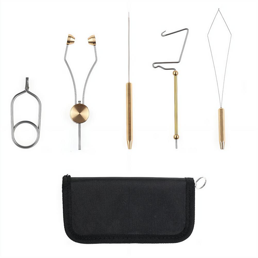5 In 1 Fly Tying Tools Kit Fly - Fishing Lure Making Kit บทวิจารณ์และราคา