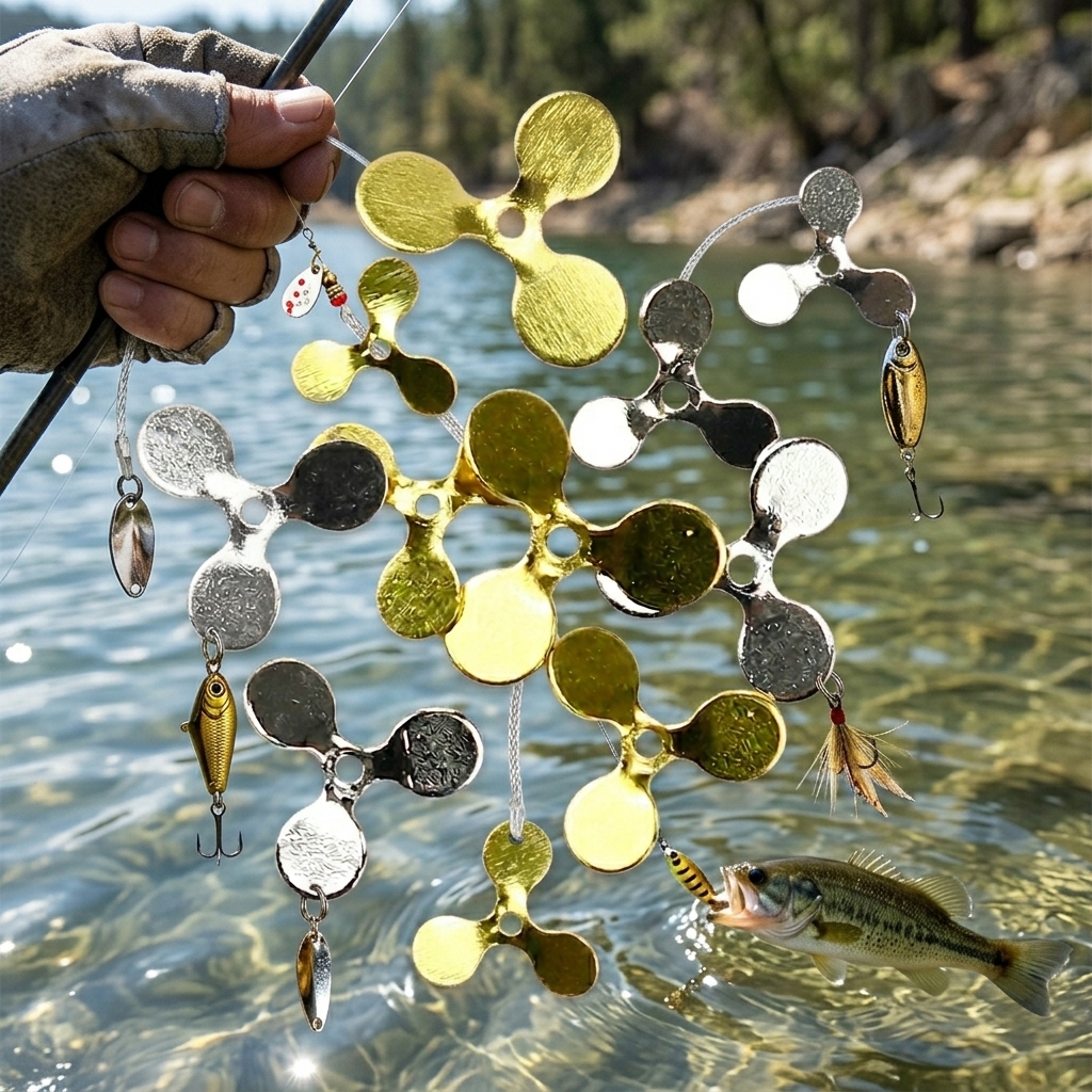 200Pcs 3-Blade Propeller Fishi - Fishing Lure Blade Bait บทวิจารณ์และราคา