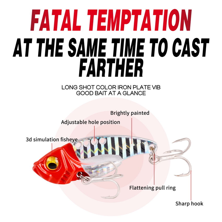 6pc/lot  7/10/15/20G Hard Meta - Fishing Lure Blade Bait บทวิจารณ์และราคา