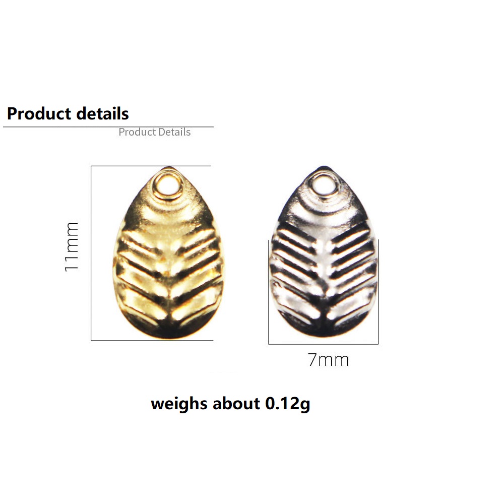 50Pcs/lot DIY Fishing Spinner  - Fishing Lure Spinnerbait บทวิจารณ์และราคา