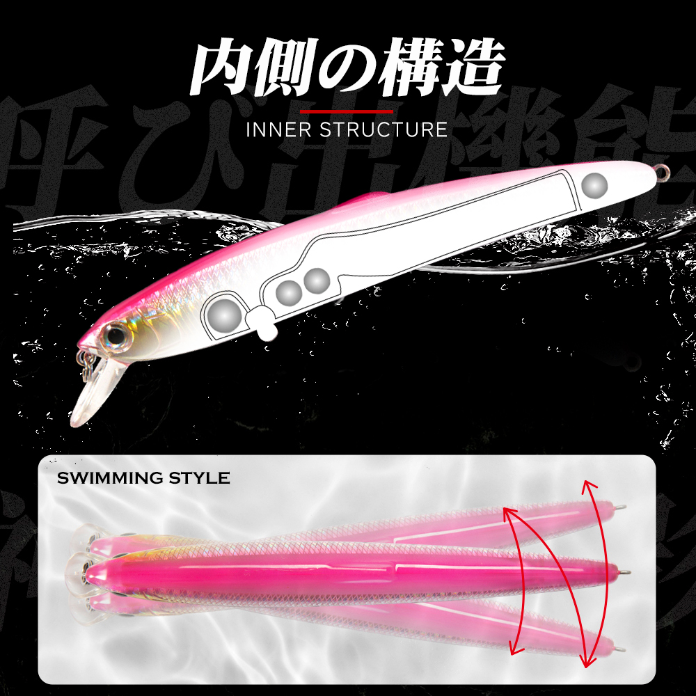 Hunthouse Smith Saruna Minnow  - Fishing Lure Jerkbait บทวิจารณ์และราคา