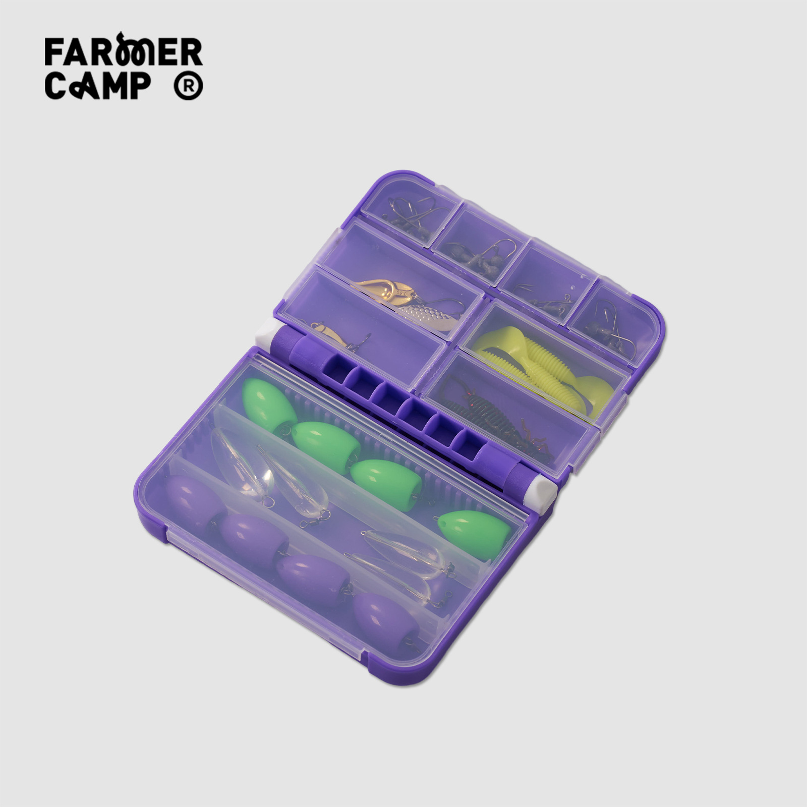Portable Double Layer Fishing  - Fishing Lure Spoon บทวิจารณ์และราคา