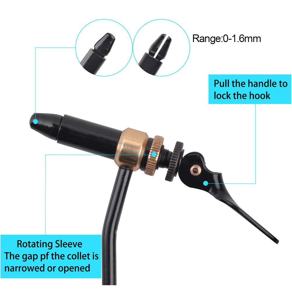 Rotary Fly Tying Vise Tool Saf - Fishing Lure Jig บทวิจารณ์และราคา