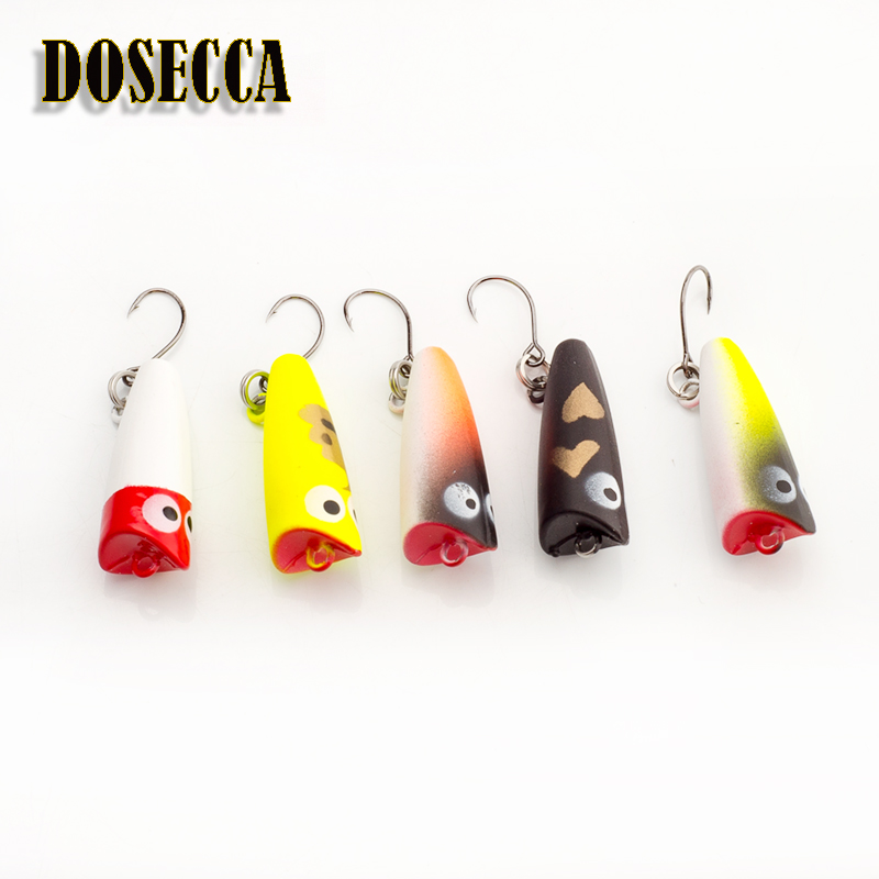 1PCS 2.5cm 1.5g  Topwater Bait - Fishing Lure Popper บทวิจารณ์และราคา