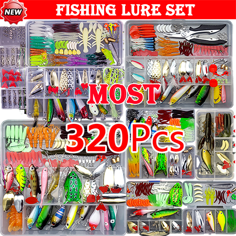 Fishing Lure Kit Soft and Hard - Fishing Lure Soft Plastic บทวิจารณ์และราคา