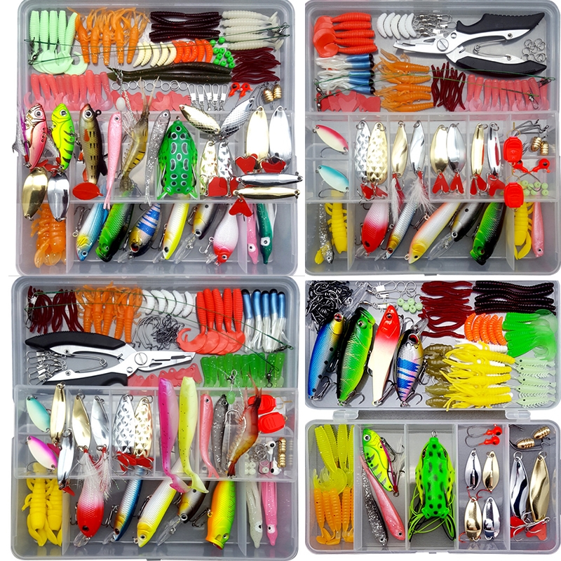 Fishing Lure Kit Soft and Hard - Fishing Lure Soft Plastic บทวิจารณ์และราคา