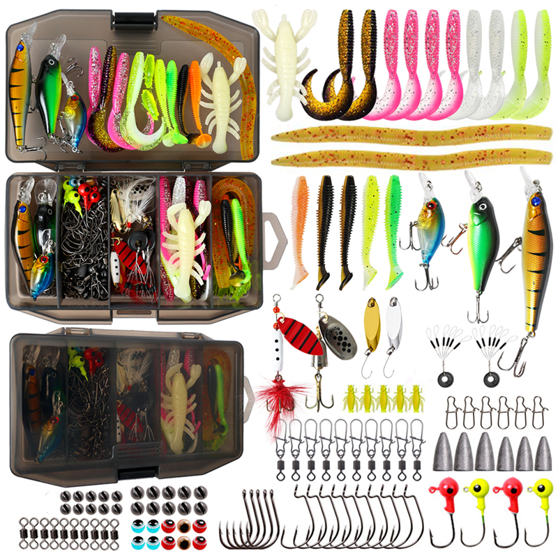 New 120PCS Fishing Lure Set So - Fishing Lure Crankbait บทวิจารณ์และราคา