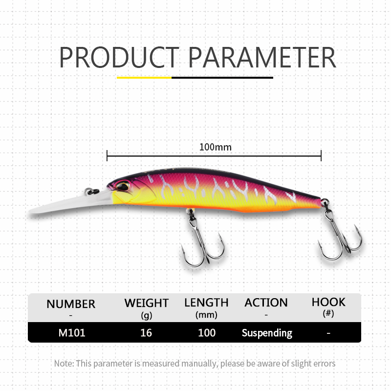BEARKING 10cm 16g Super Magnet - Fishing Lure Jerkbait บทวิจารณ์และราคา