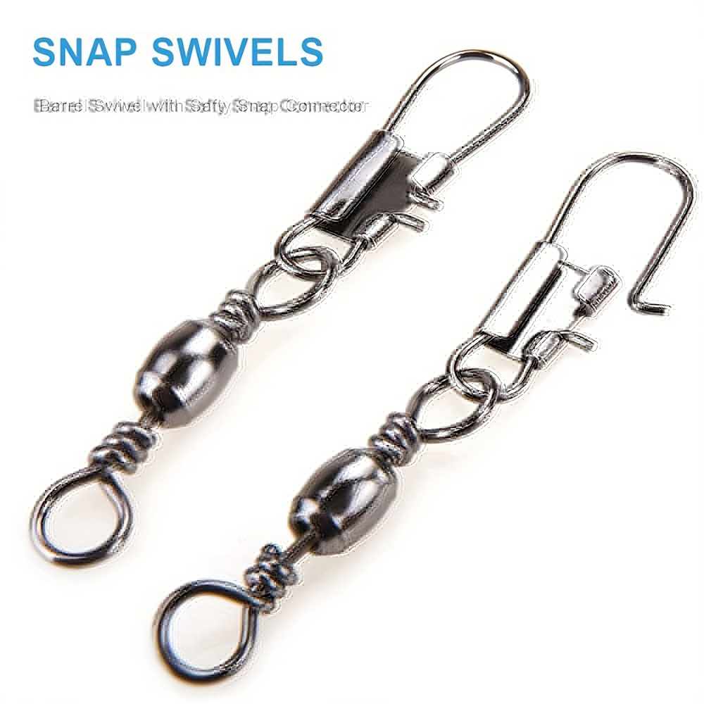 100Pcs/Lot 4#6#8#10#12# Swivel - Fishing Lure Accessories บทวิจารณ์และราคา