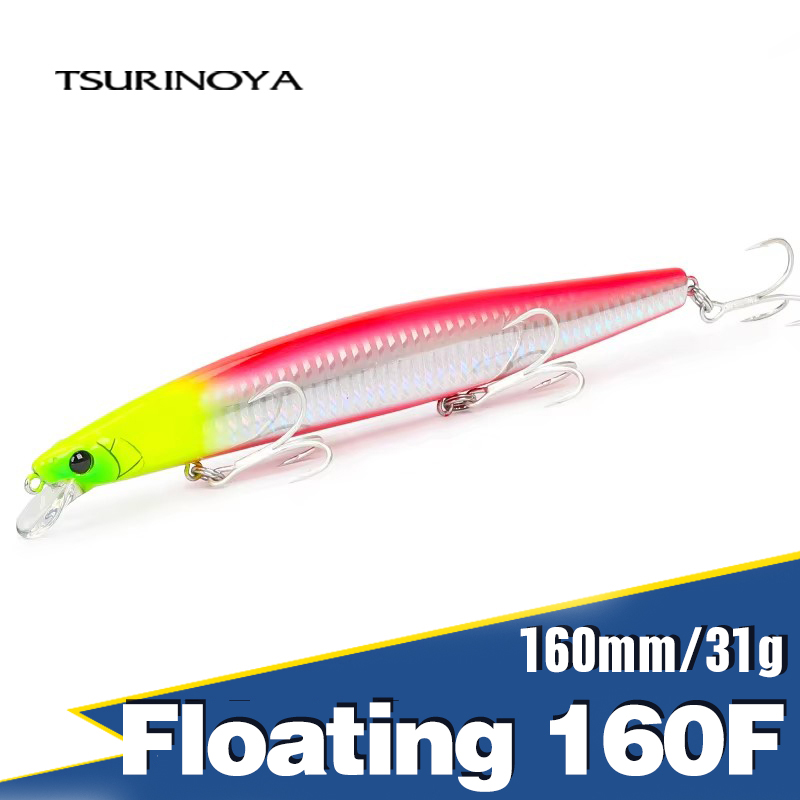 TSURINOYA 160F Floating Minnow - Fishing Lure Topwater บทวิจารณ์และราคา