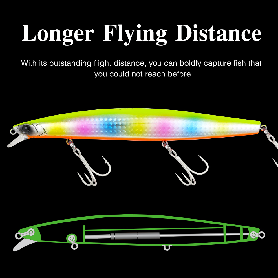 TSURINOYA 160F Floating Minnow - Fishing Lure Topwater บทวิจารณ์และราคา