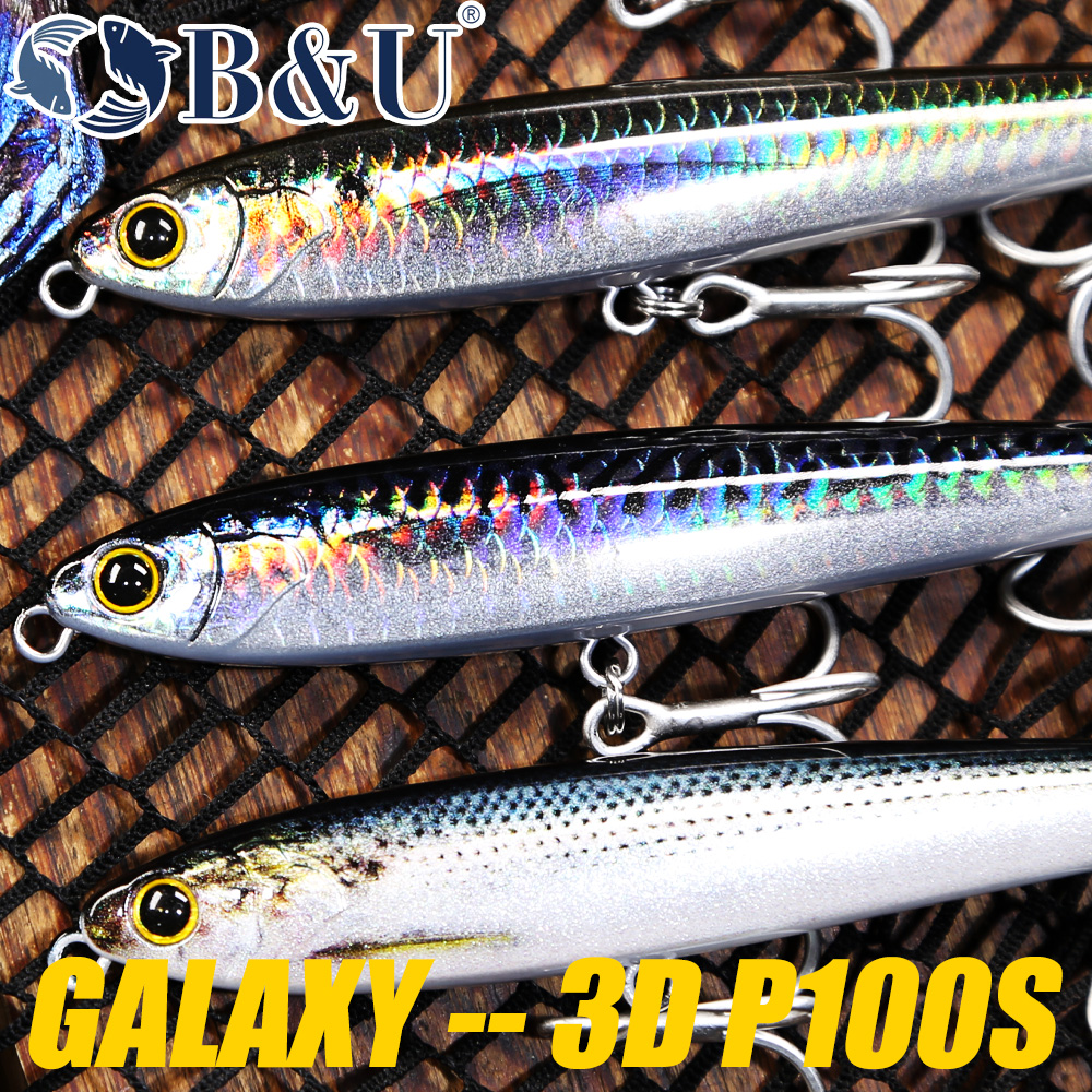 B&U Sinking Pencil Fishing Lur - Fishing Lure Jerkbait บทวิจารณ์และราคา