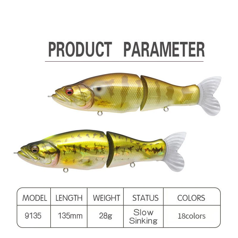 Swimbait Fishing Lure 135mm 31 - Fishing Lure Buzzbait บทวิจารณ์และราคา