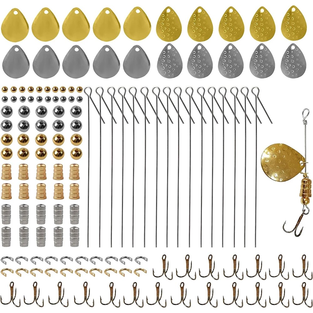 140Pcs Fishing Lures Making Ki - Fishing Lure Blade Bait บทวิจารณ์และราคา