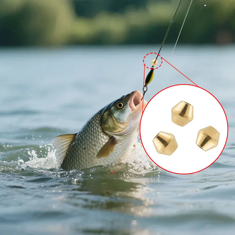 40pcs DIY Lure Brass Fishing B - Fishing Lure Spinnerbait บทวิจารณ์และราคา