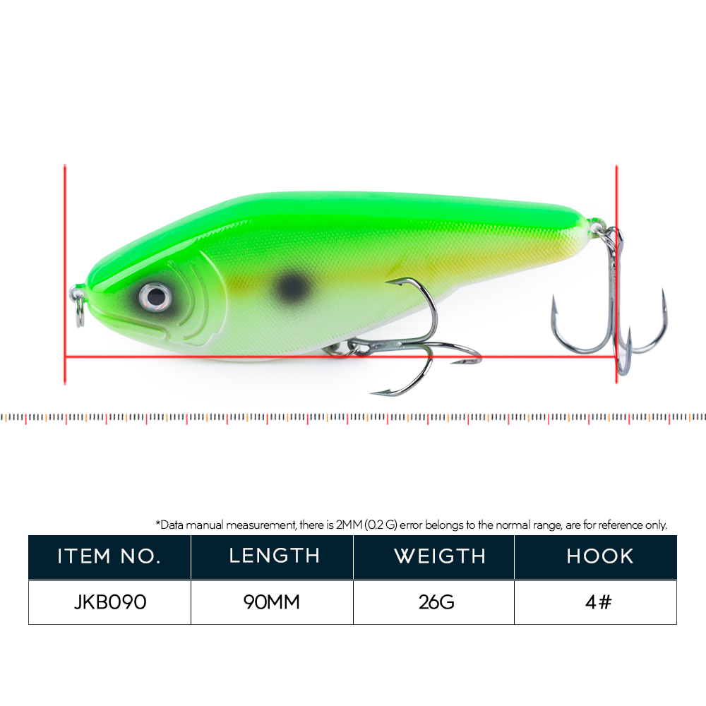 Hanlin NEW Glide Jerkbait 90mm - Fishing Lure Crankbait บทวิจารณ์และราคา