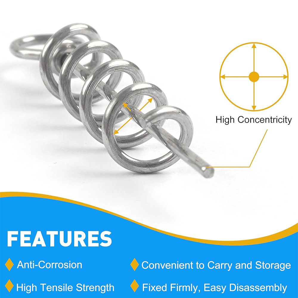 50Pcs Spring Twist Lock Fishin - Fishing Lure Crankbait บทวิจารณ์และราคา