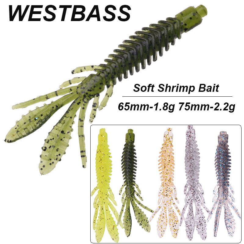 WESTBASS 5PCS Soft Larva Baits - Fishing Lure Swimbait บทวิจารณ์และราคา