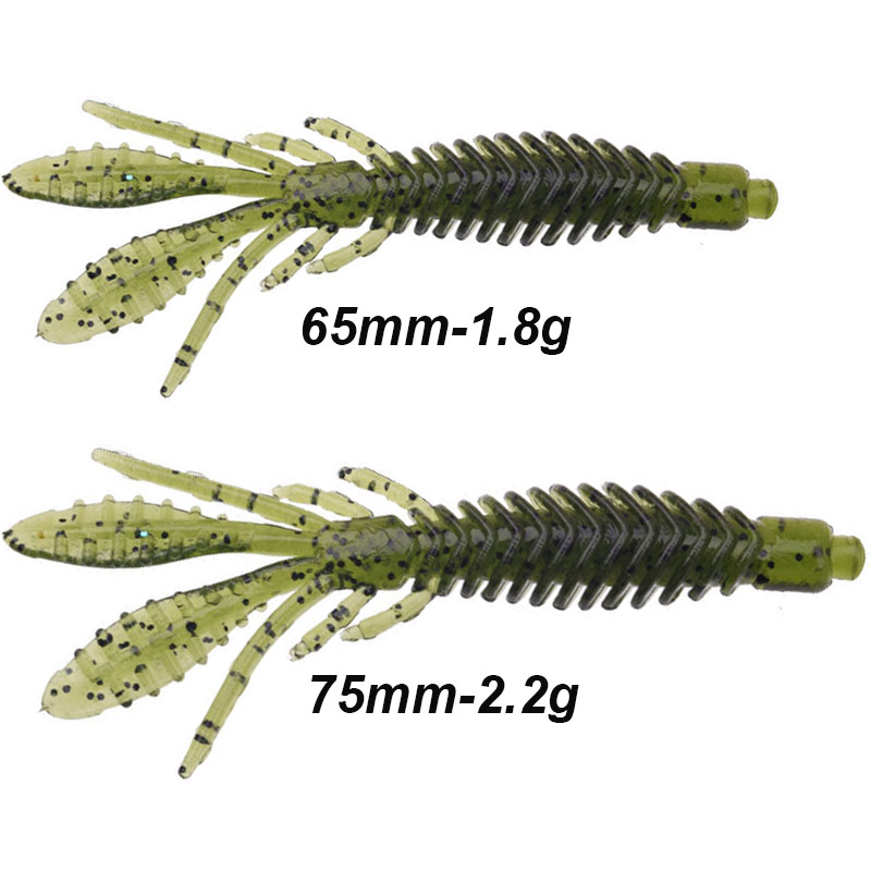 WESTBASS 5PCS Soft Larva Baits - Fishing Lure Swimbait บทวิจารณ์และราคา