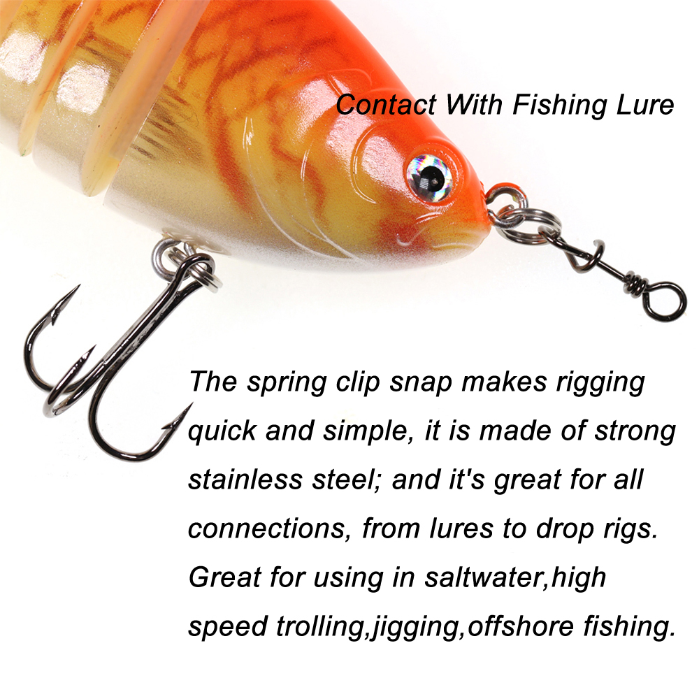 Bimoo 50pcs Stainless Steel Qu - Fishing Lure Accessories บทวิจารณ์และราคา