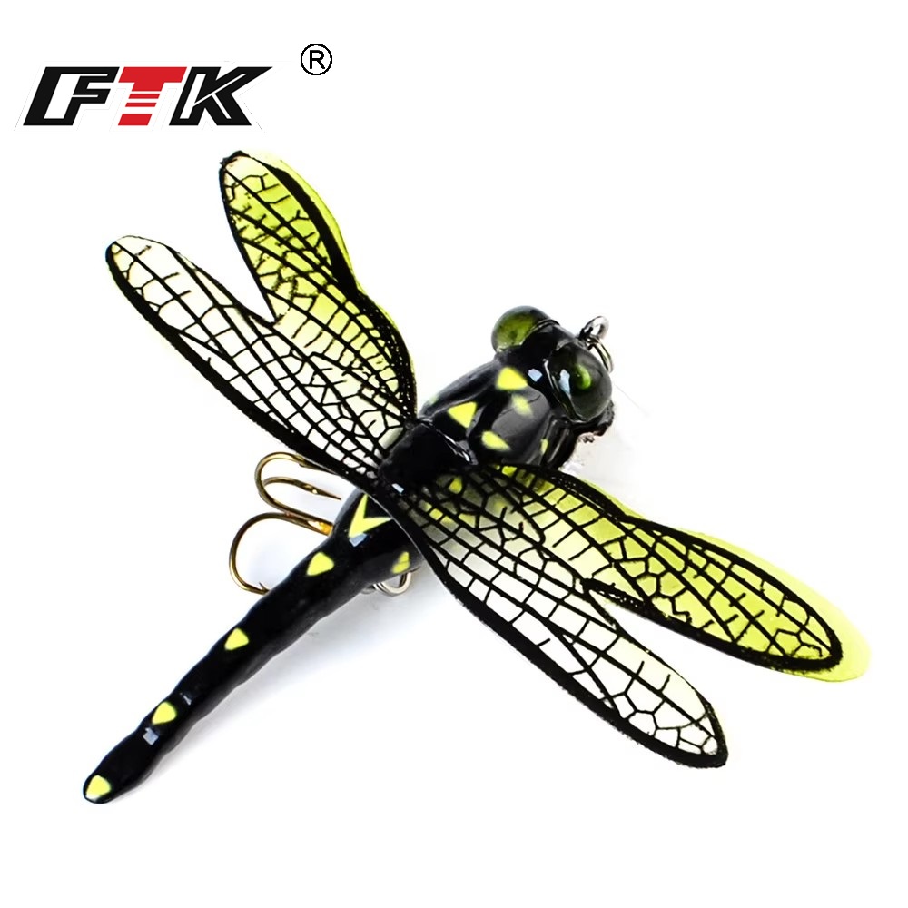 FTK 6g Topwater Dragonfly Dry  - Fishing Lure Popper บทวิจารณ์และราคา