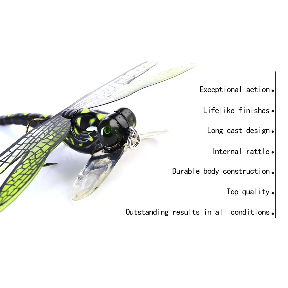 FTK 6g Topwater Dragonfly Dry  - Fishing Lure Popper บทวิจารณ์และราคา