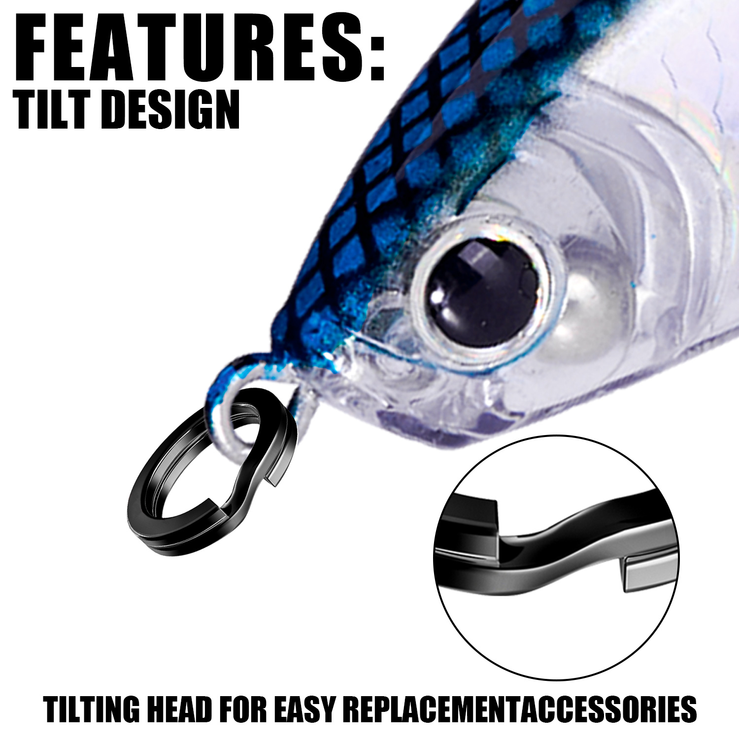 100pcs Fishing Split Rings Sta - Fishing Lure Making Kit บทวิจารณ์และราคา