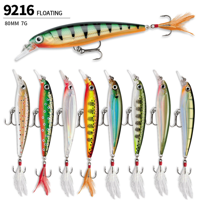 Floating Minnow Fishing Lures  - Fishing Lure Jerkbait บทวิจารณ์และราคา