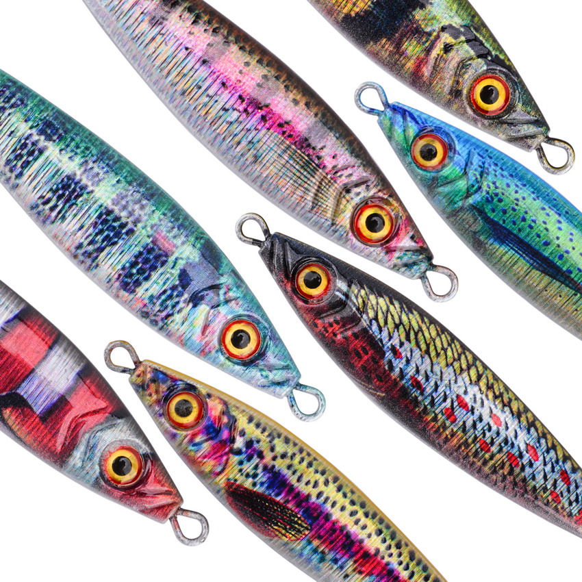 Metal Jig Lure With Spinning B - Fishing Lure Blade Bait บทวิจารณ์และราคา