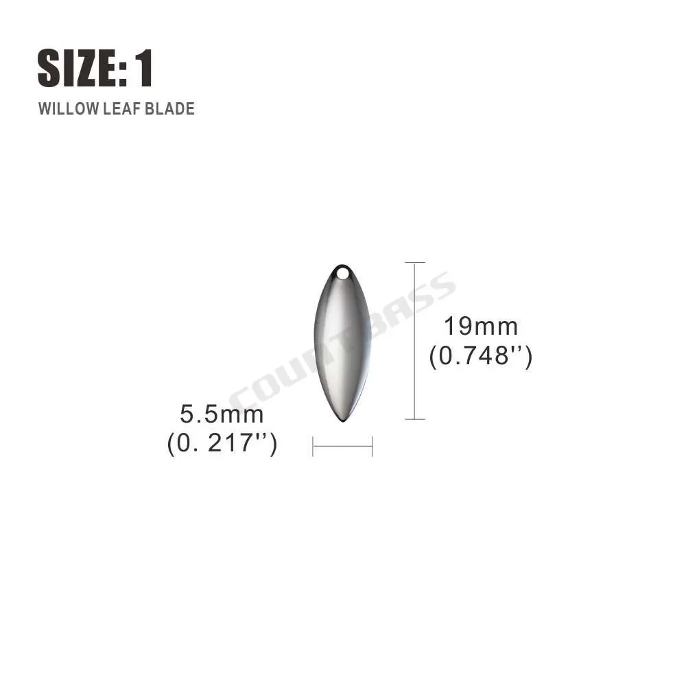 Countbass 50pcs Size 1-6 Nicke - Fishing Lure Spinnerbait บทวิจารณ์และราคา