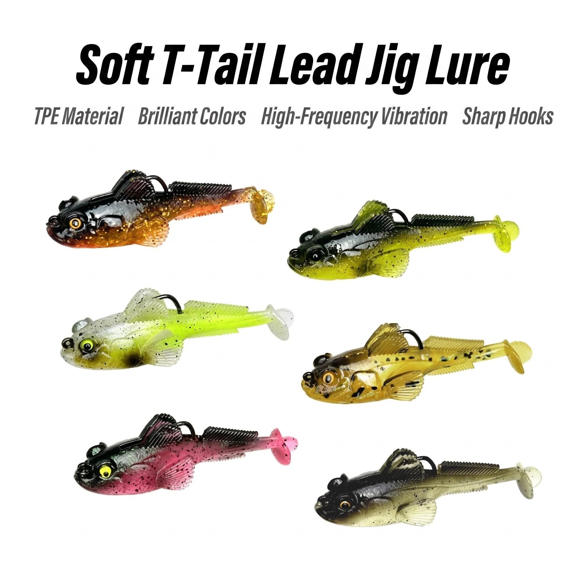 1pcs 10g13g18g Goby Lure Jig W - Fishing Lure Swimbait บทวิจารณ์และราคา