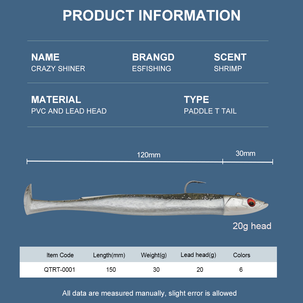 ESFISHING Soft Fishing Lures L - Fishing Lure Swimbait บทวิจารณ์และราคา