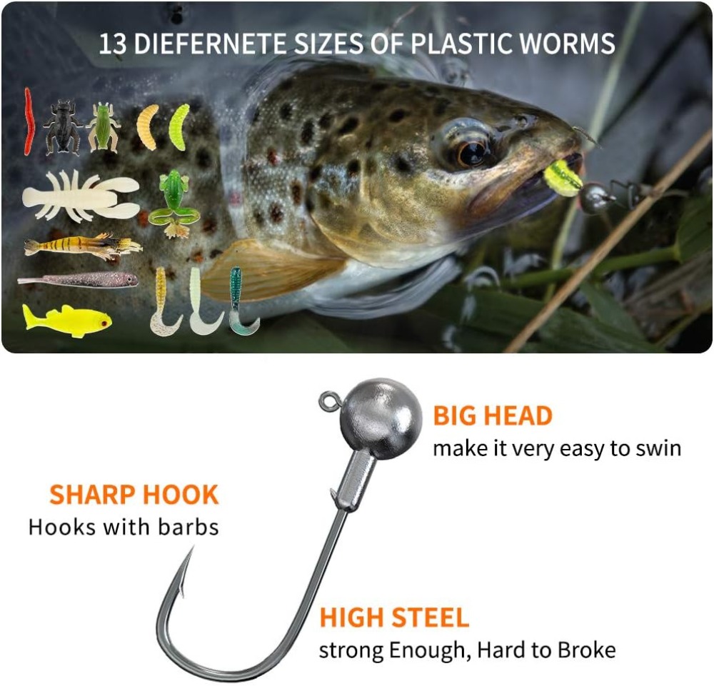 78Pcs Fishing Lures Kit for Ba - Fishing Lure Spoon บทวิจารณ์และราคา